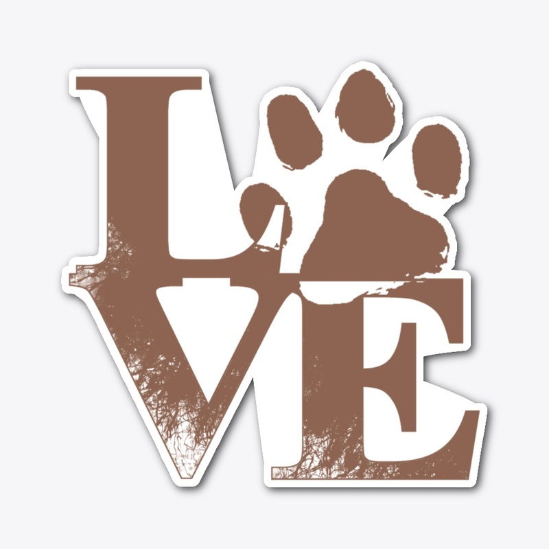 Love For Dogs Stickers
