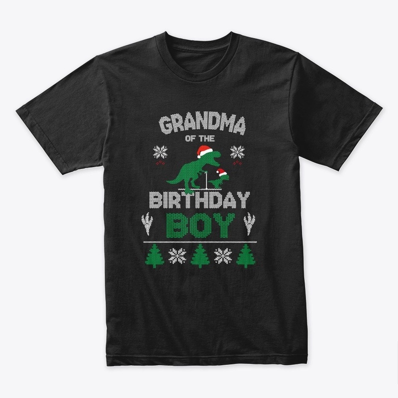 Grandma of the Birthday Boy Matching T-R