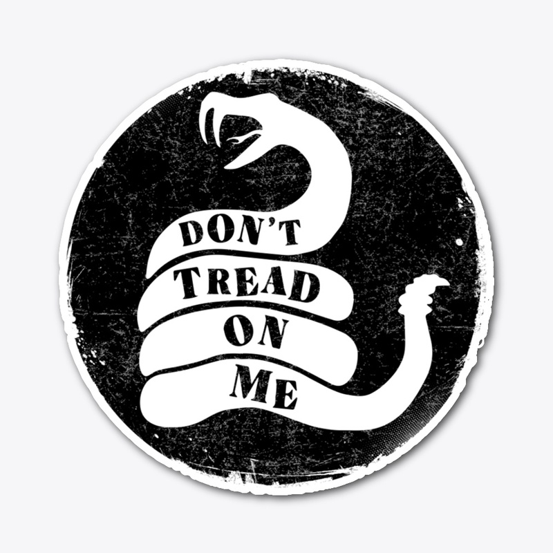 DONT TREAD ON ME WASHED LIBERTARIAN