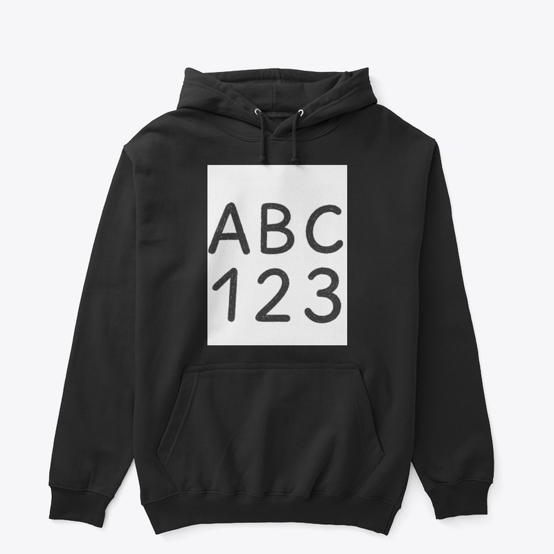 ABC and 123 WRITEN IN CHILD WRITING!