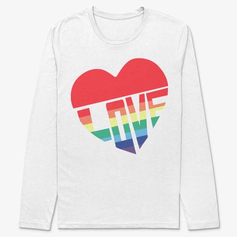 LGBTQ Pride Love Rainbow Heart 2020