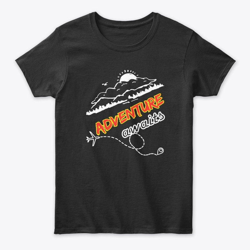 "Adventure Awaits" for travel lovers