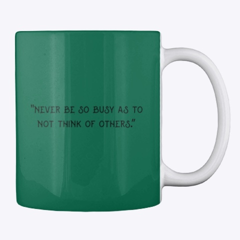 Esfj Mug  Forest Green T-Shirt Back