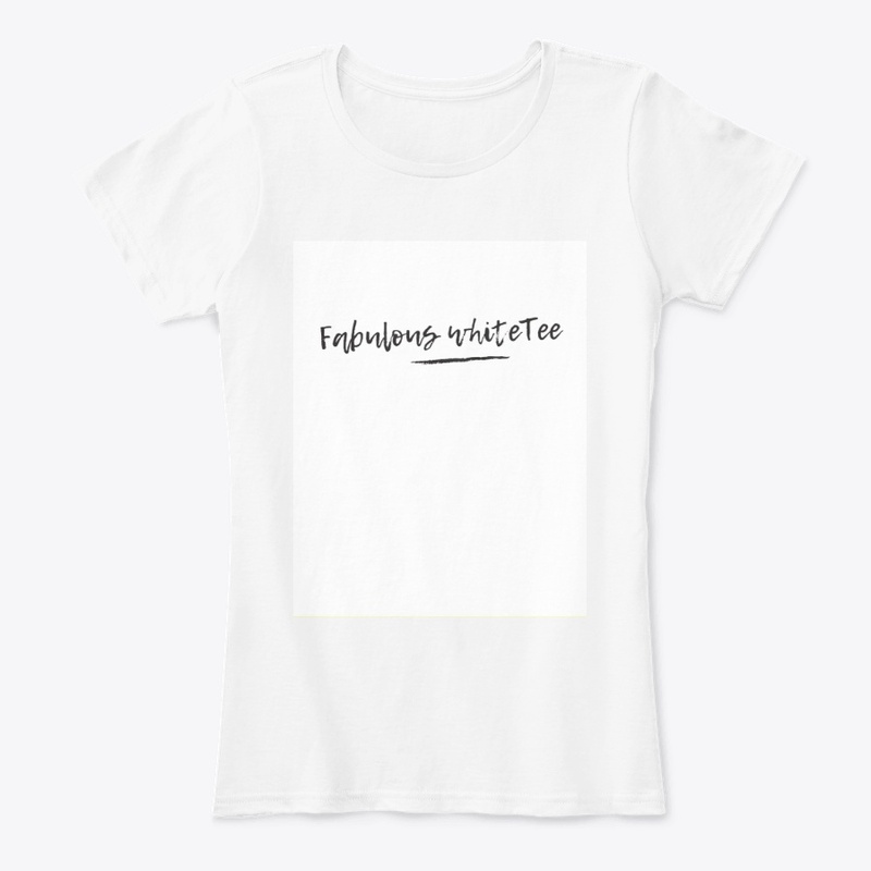 FABULOUS WHITE TEE