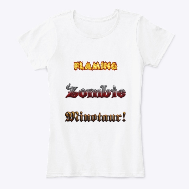 Flaming Zombie Minotaur!