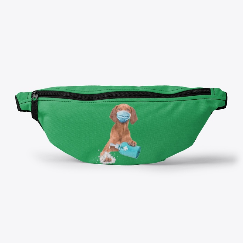 Cute vizsla face mask