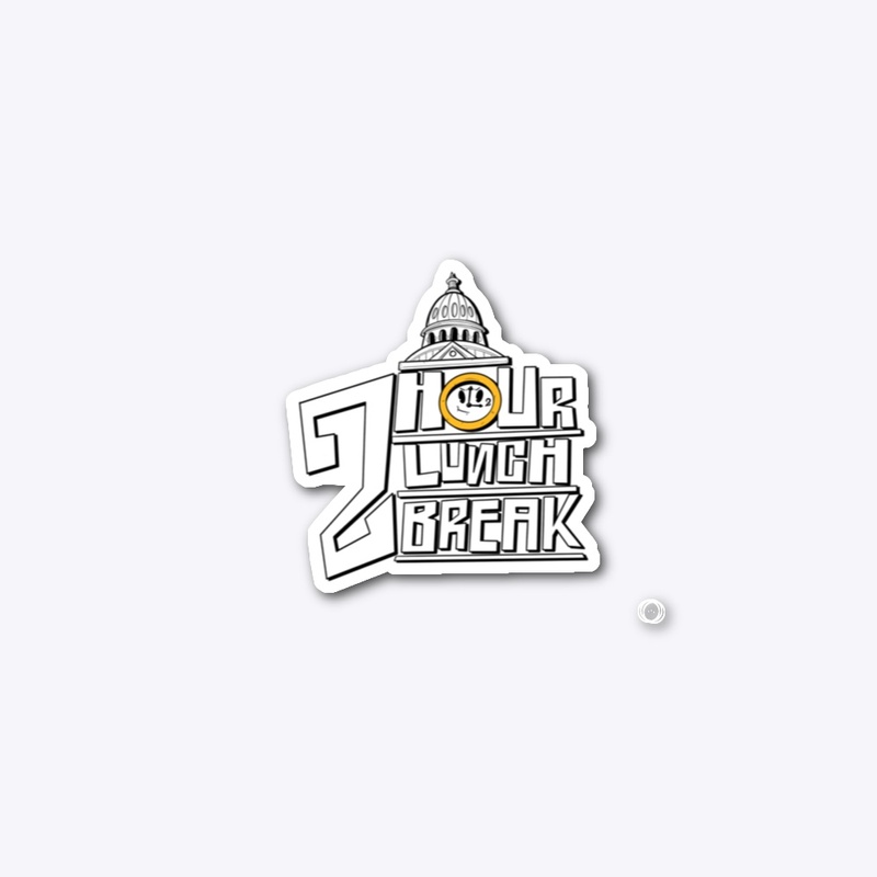 The 2hourLunchBreak Logo Sticker