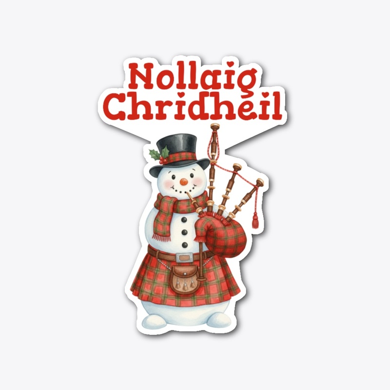 Nollaig Chridheil Snowman