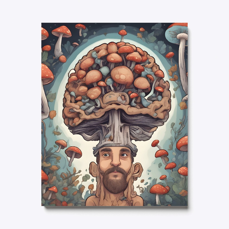 Magic mushroom tree