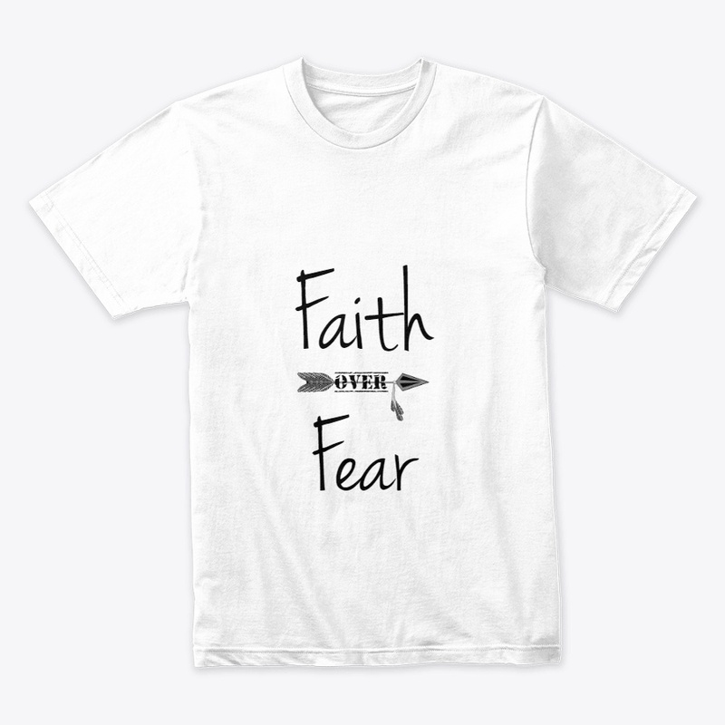 T-Shirts Faith Over Fear Simple.