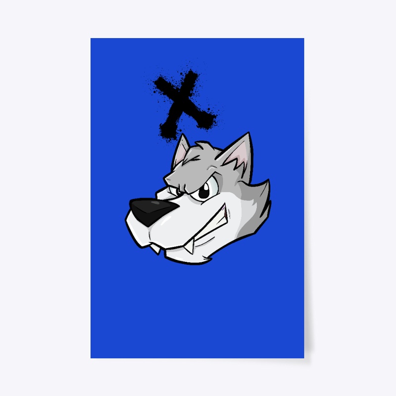 X WOLF POSTER