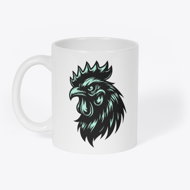 Fierce Poultry Head Artwork