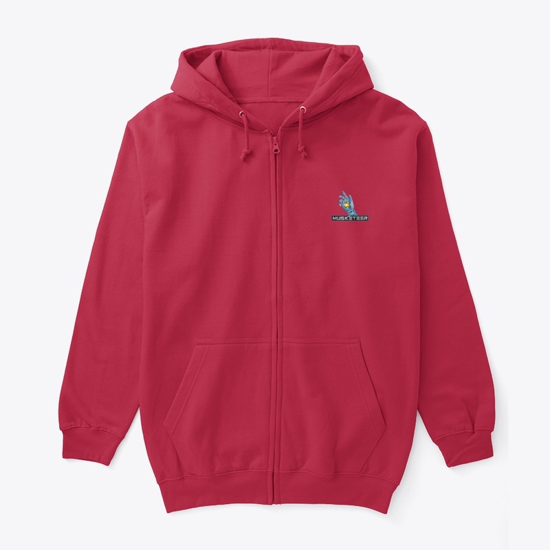 MUSKETEER Unisex Zip Hoodie