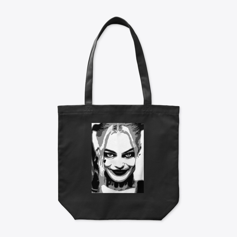 Margot Robbie Black and White Portrait