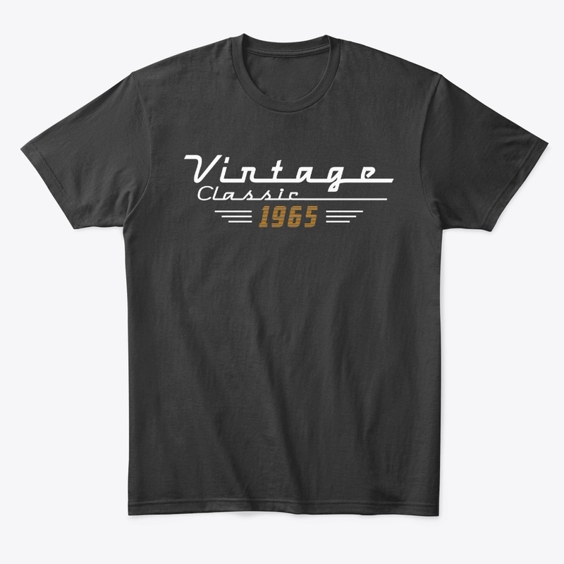 Vintage Classic 1965 Birthday Tee Shirt