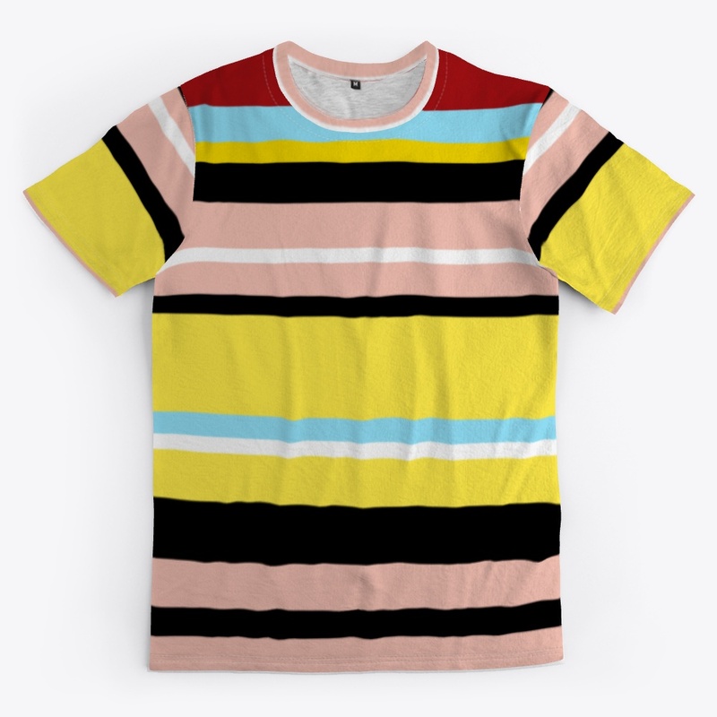 Abstract Colorful Striped Pattern