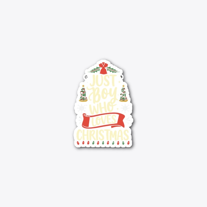 Just a boy who loves christmas ,design
