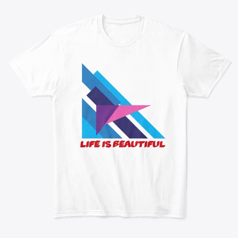 Life is beautiful logo -t-shirt