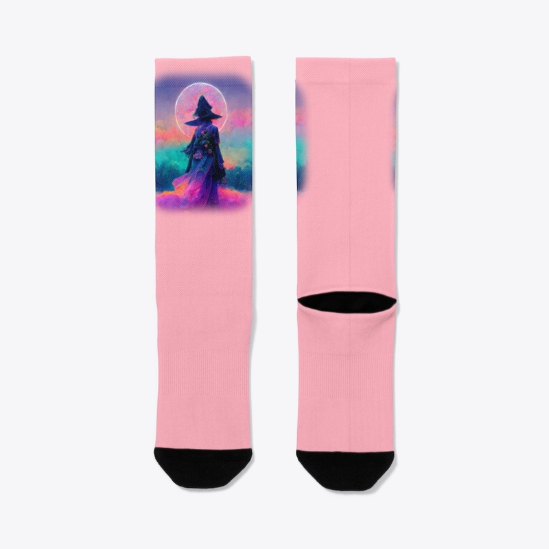 Vaporwave witch