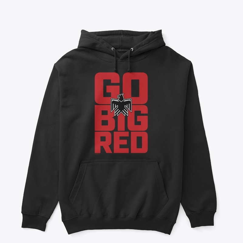 T-Birds Go Big Red - Red Letters
