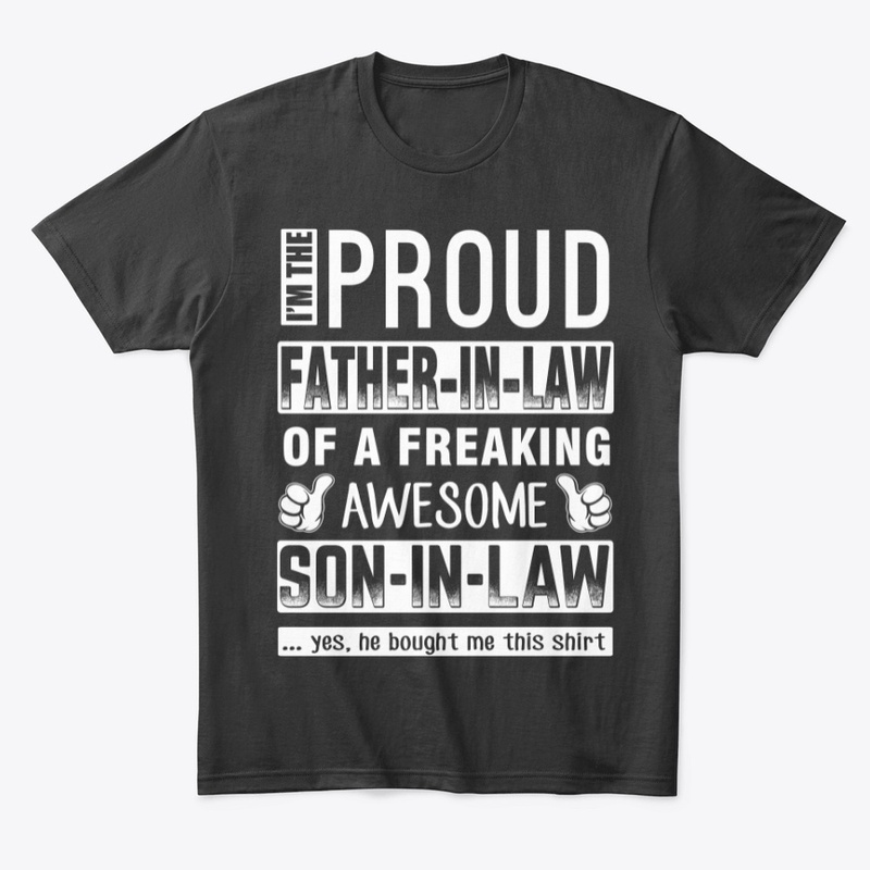 I'm the proud father-in-law