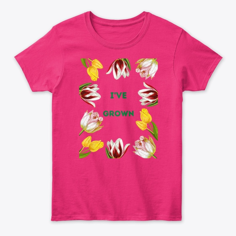 Pretty Tulip Flower Circle