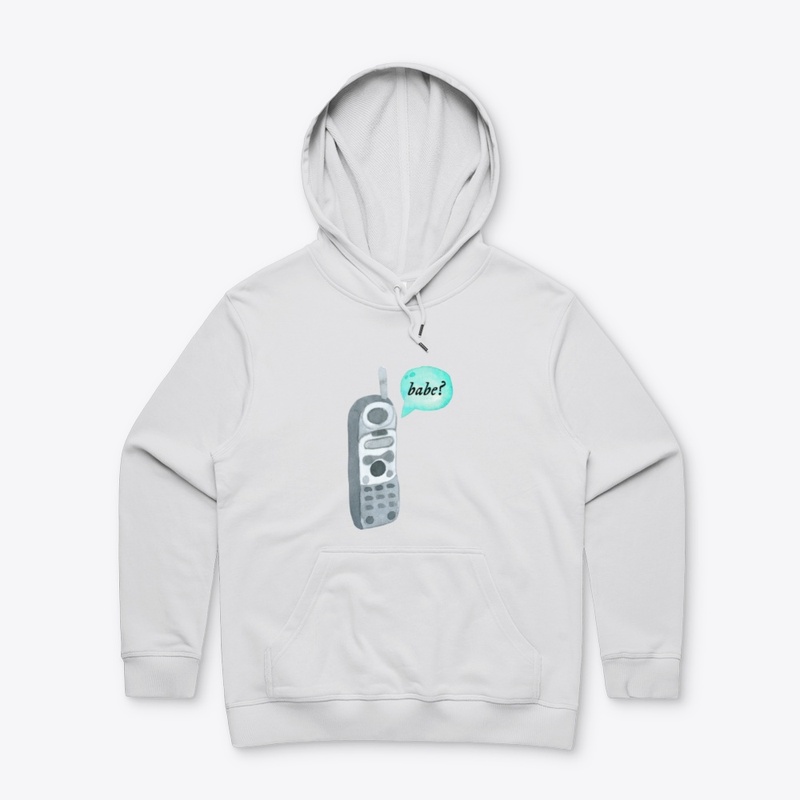 Babe watercolor phone design