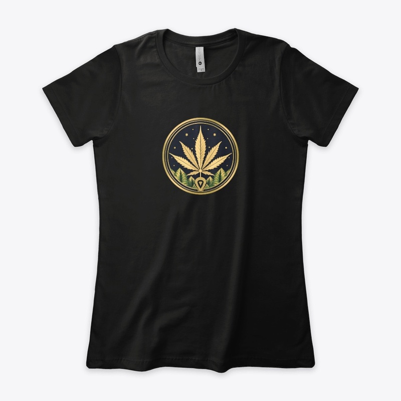 Black and Gold Mod Star