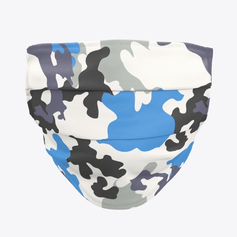 Blue and White Camo 