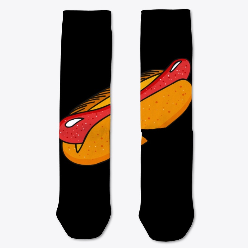 Funny hotdog - food lover