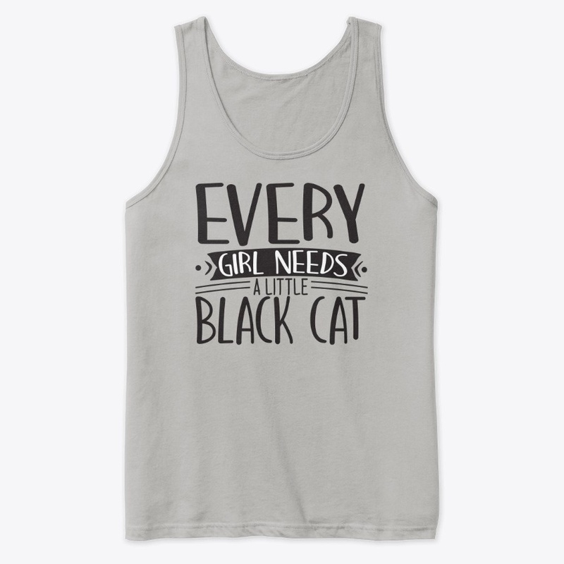 Girl  Needs Black Cat t shirt