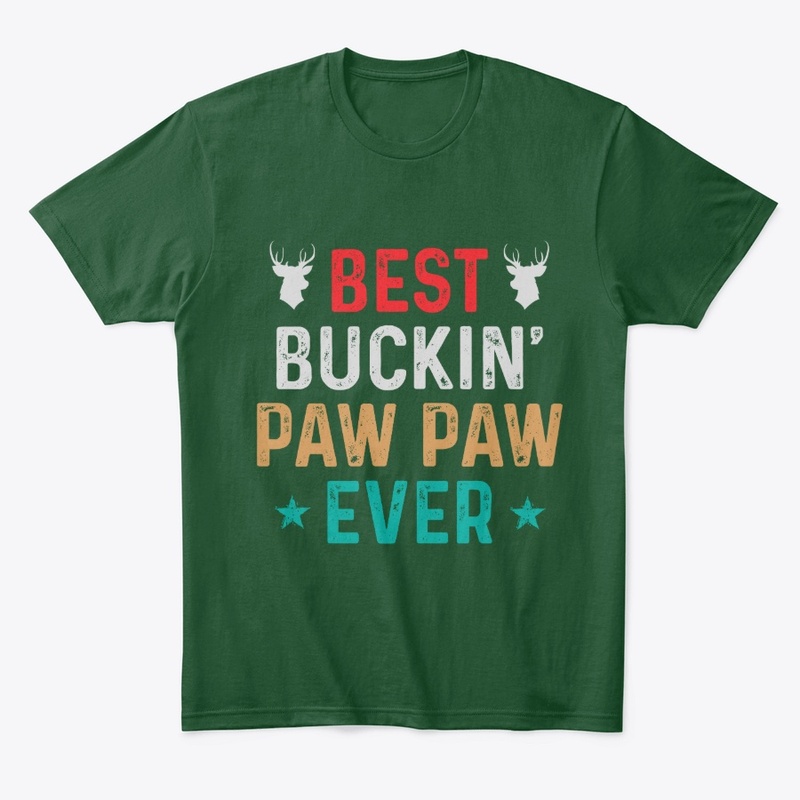 Vintage Best Buckin' Paw Paw Ever Gift