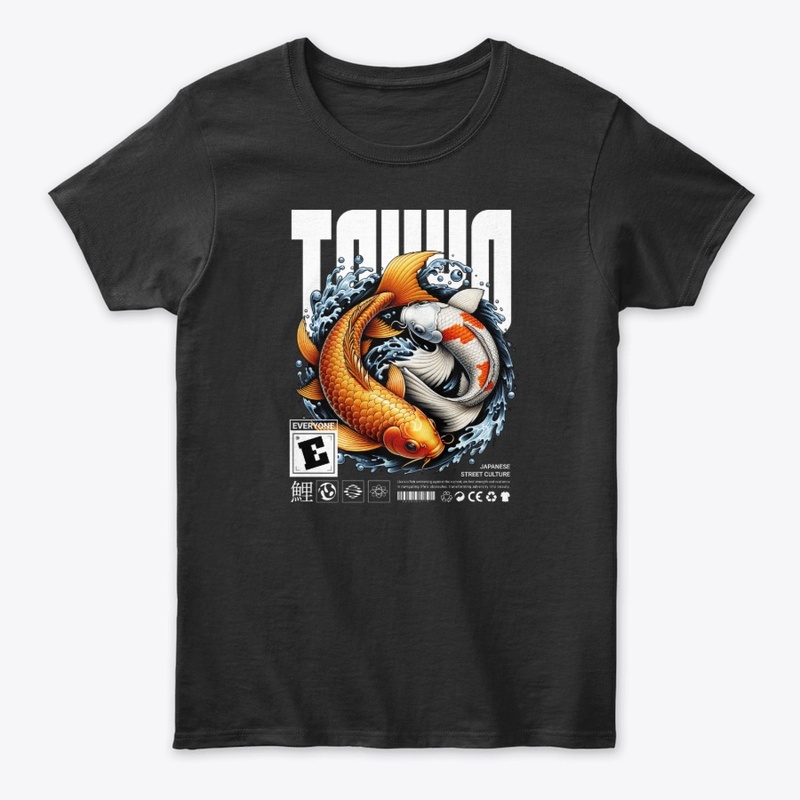Koi Fish Tokyo Japan Graphic Merch