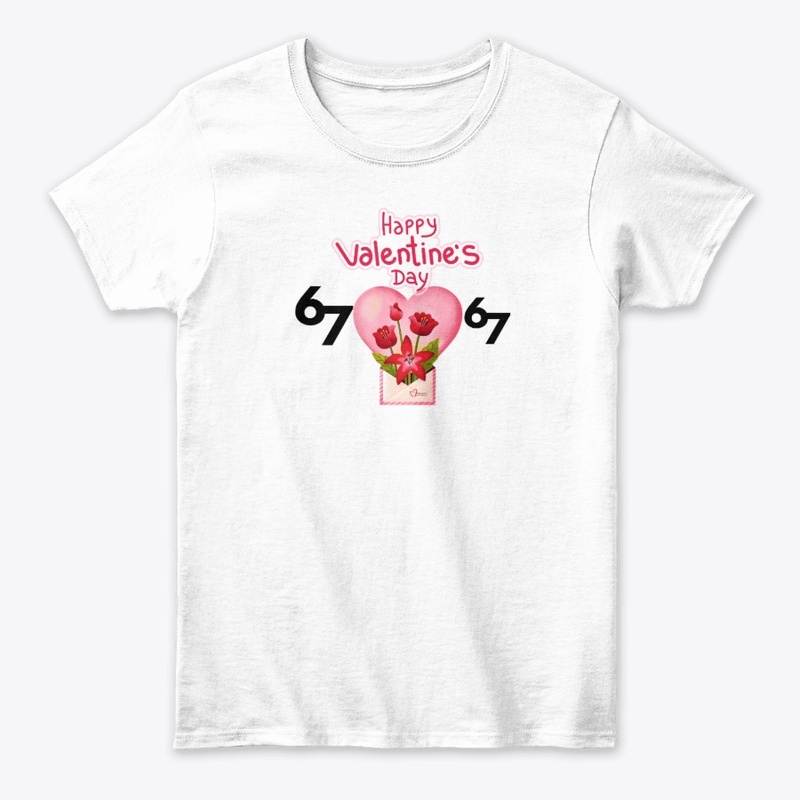 Valentine 67 Floral Love Letter Art