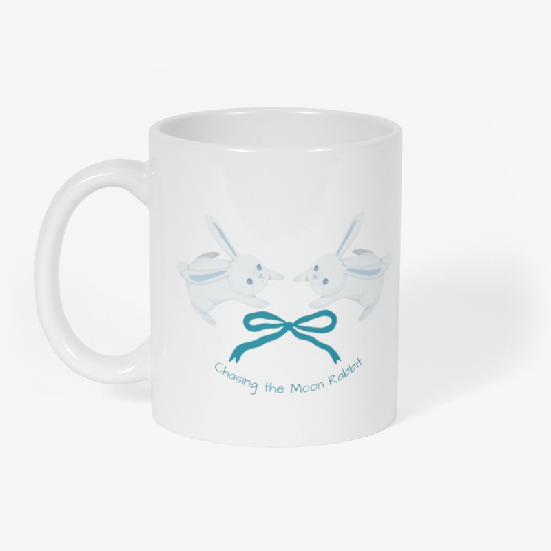 adorable rabbit-and-bow design 
