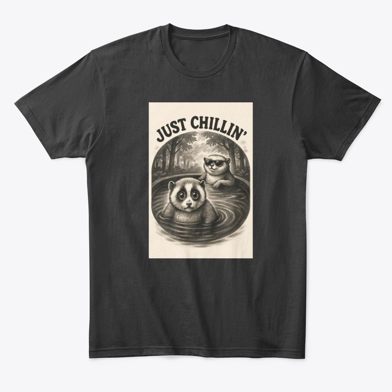 Cute Raccoon Sunglasses Forest Chill