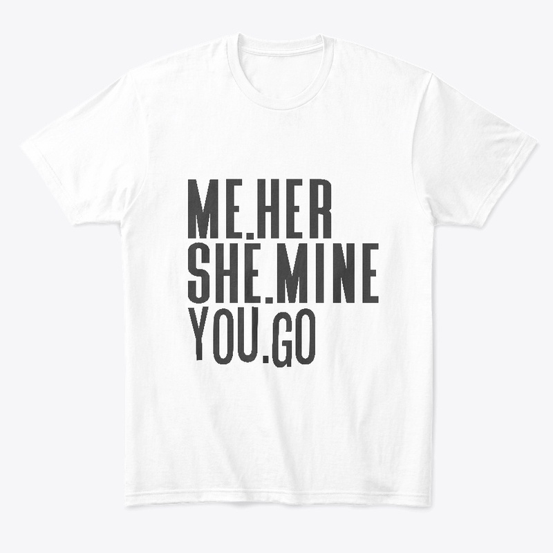 funny him and her - men bright colors