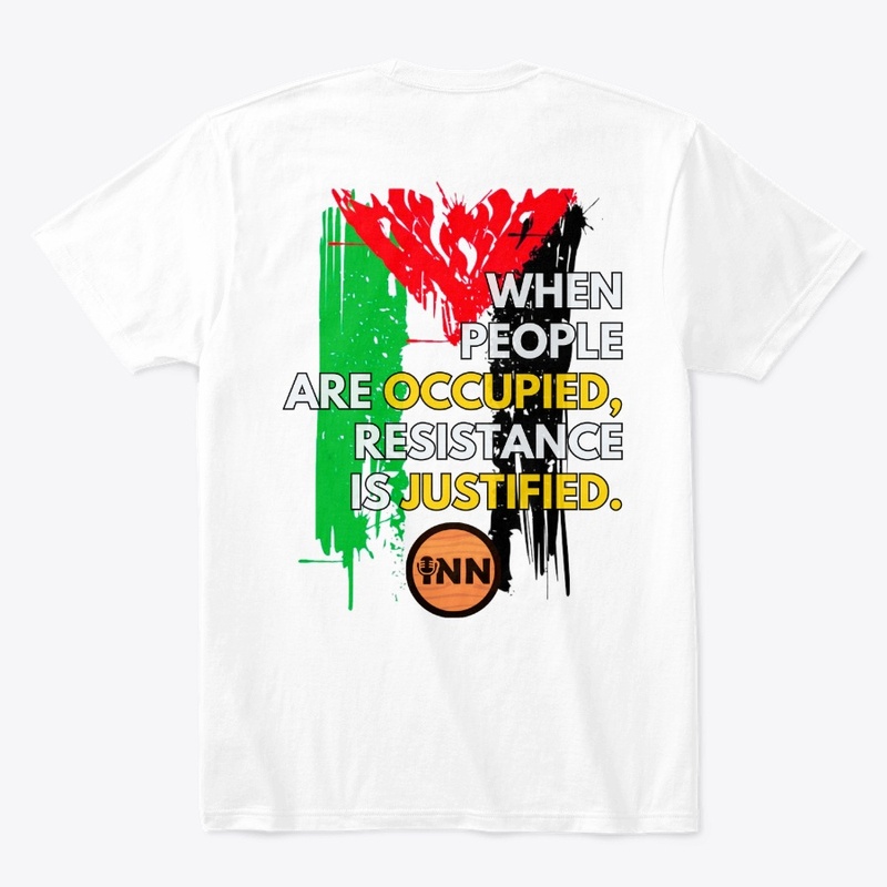 Palestine Resistance Tee White