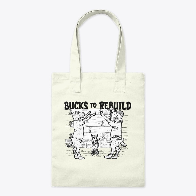 Tote bag with one sided logo