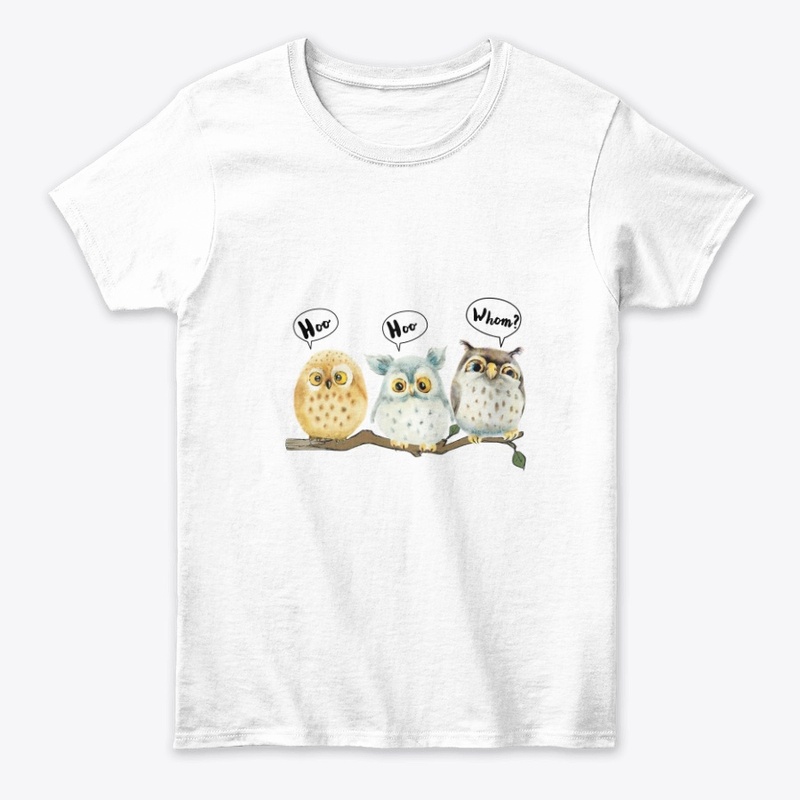 Hoo Hoo Whom Owl. Gift for bird lovers