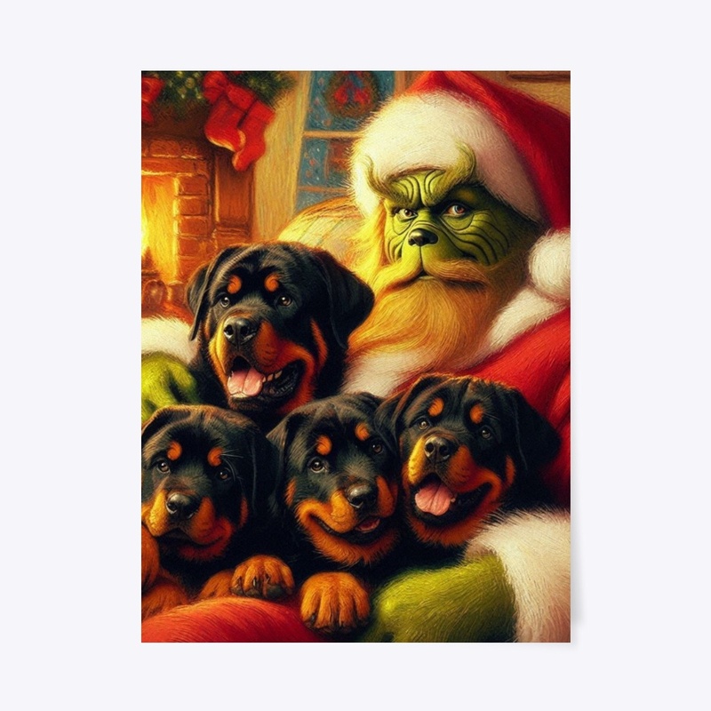 Rottweiler's Christmas Eve