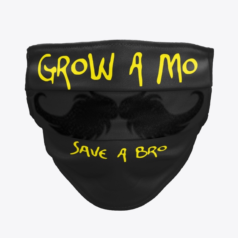 Mustache Quote Face Mask