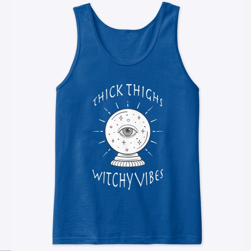 Witchy vibes white text