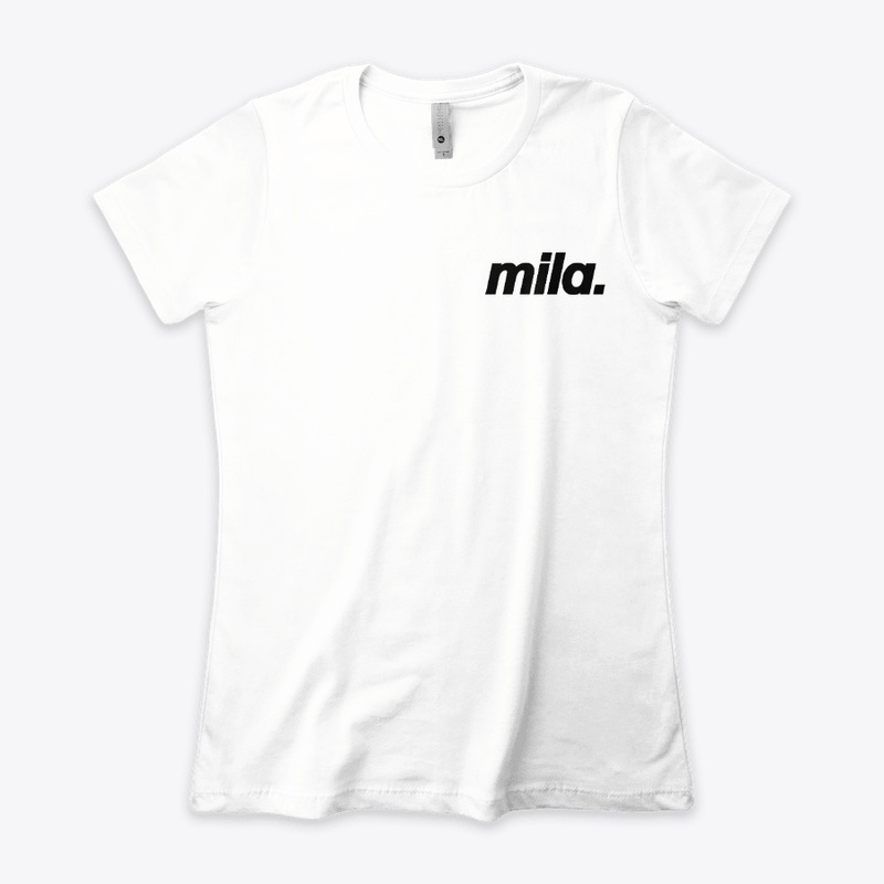 Spine logo WOMEN'S Boyfriend tee