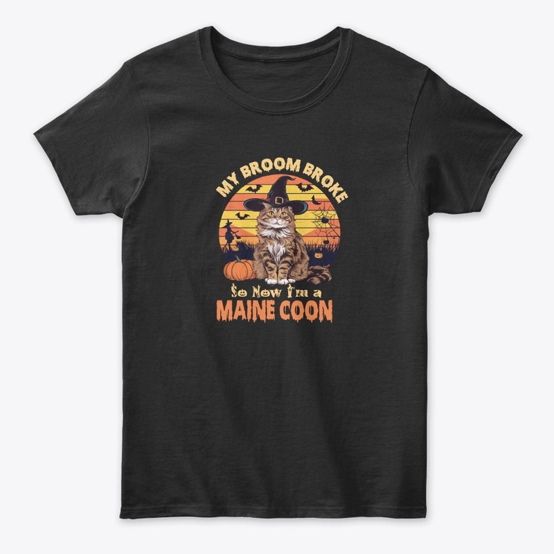 Maine Coon Halloween T-shirt