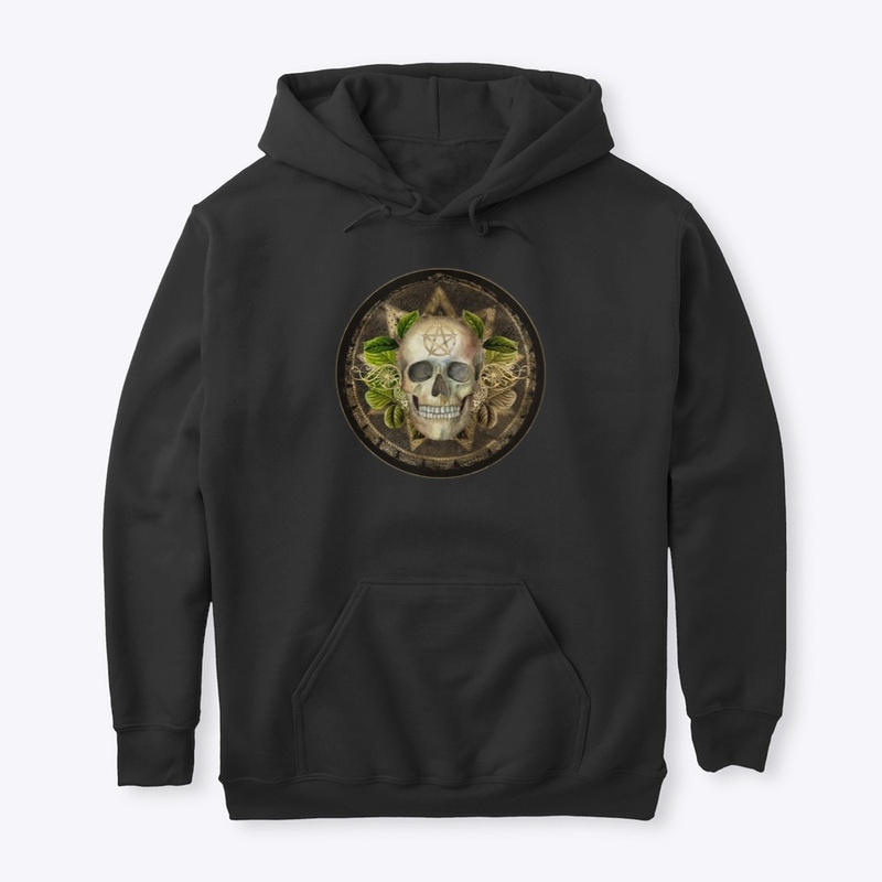 Witchy Pagan Skull