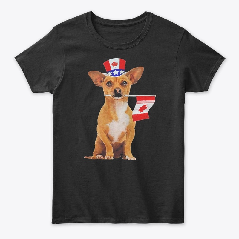 Canadian Flag Maple Leaf Chihuahua
