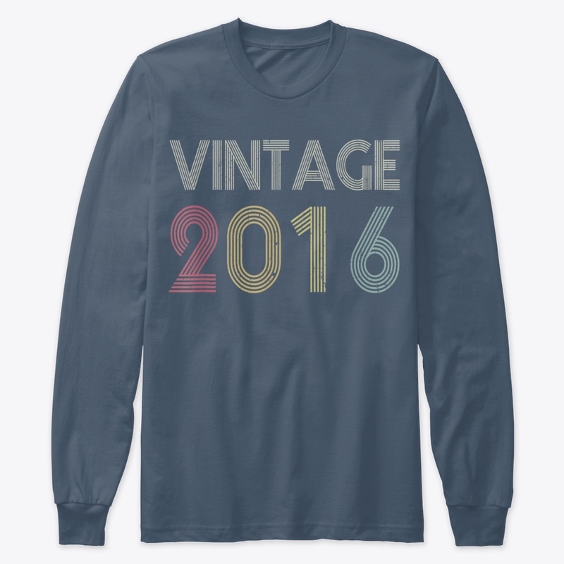 4th Birthday Gift Vintage 2016 Classic