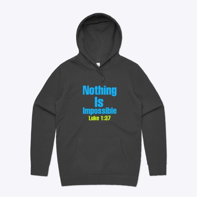 Luke 1:37 -Blue & Green