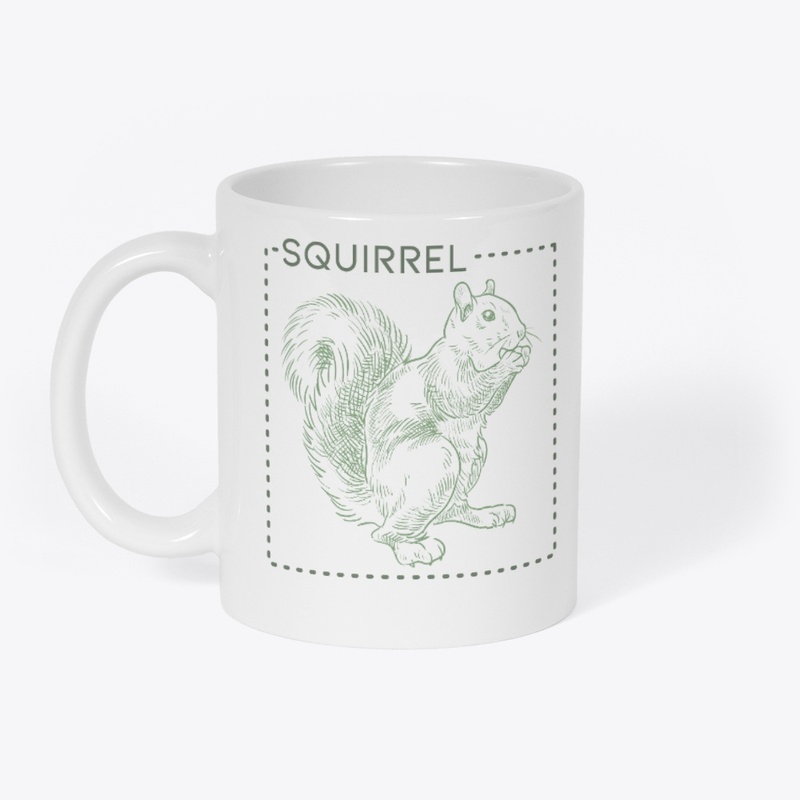 SQUIRREL | a squirrel, labeled | Fall